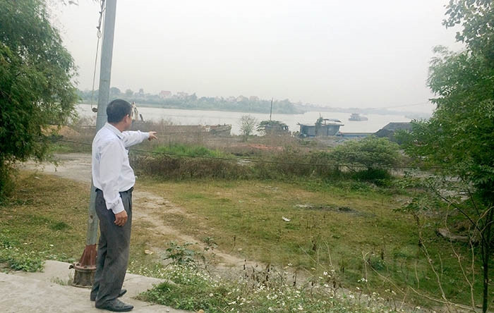Chí Linh dừng 3 bến bãi hoạt động trái phép ven sông
